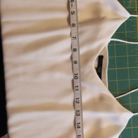 Tibi New York White Sheer Tank Sz L flowy Summer Festival Boho Strappy Cami - Picture 6 of 6